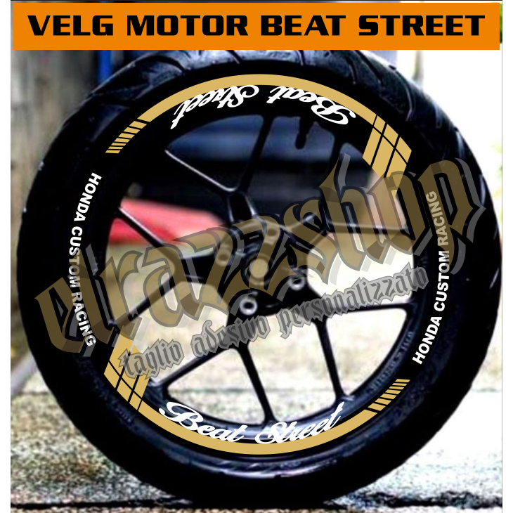 Stiker beat Stiker motor Sticker velk Sticker velg Stiker motor honda beat street