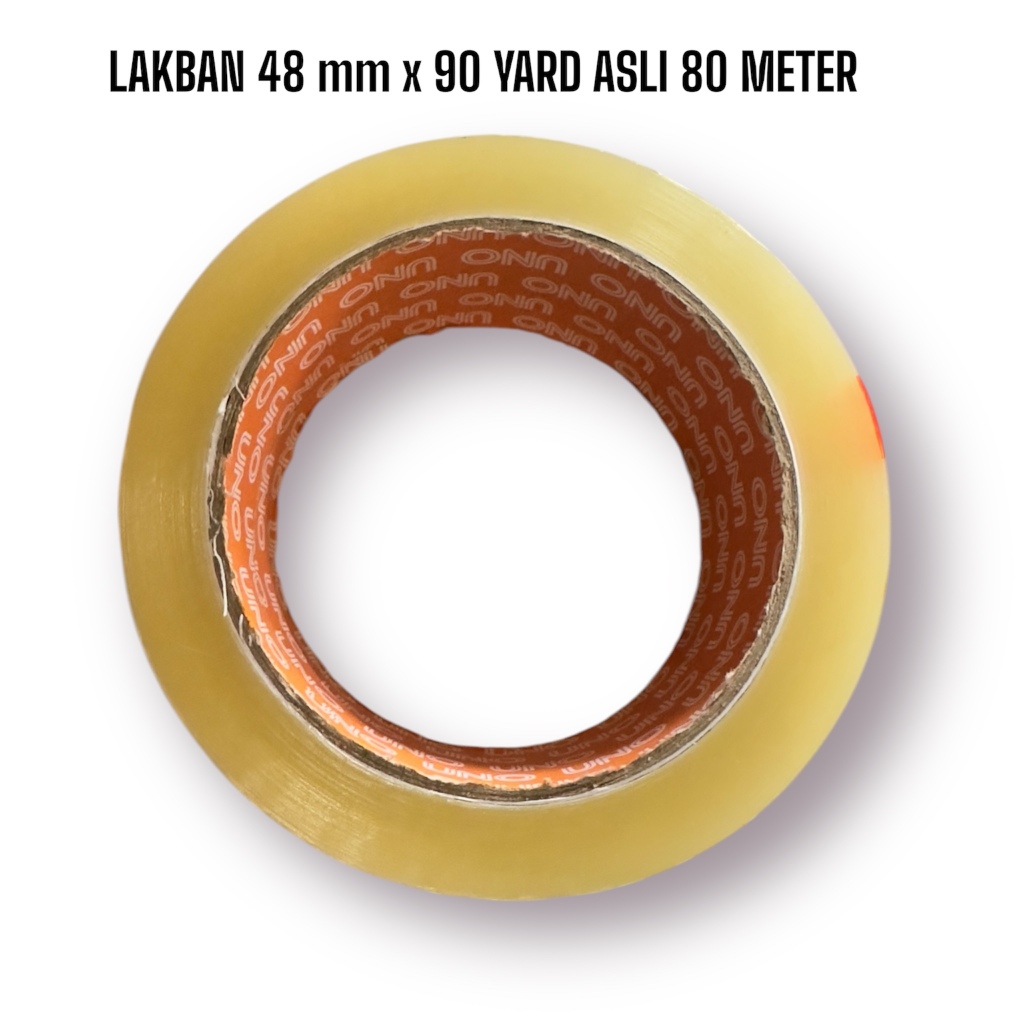 

Lakban Bening / Coklat Murah 48 mm x 90 yard ASLI 80 METER