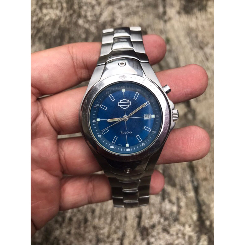 jam harleydavidson by bulova quartz vintage second bekas