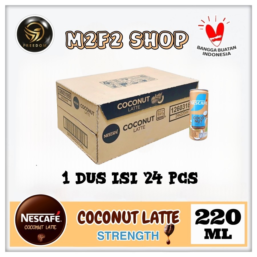 

Nescafe Ala Cafe Coconut Latte Can | Kopi Susu Rasa Kelapa Kaleng - 220 ml (Kemasan Karton)