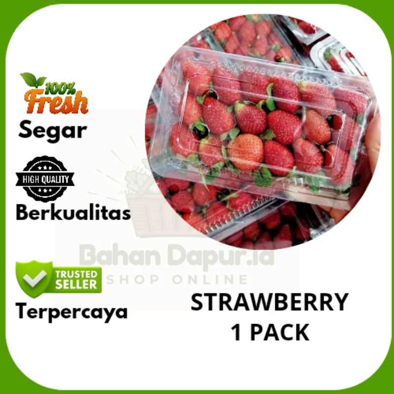 

STRAWBERRY | 1 PACK | Bahan Dapur.id