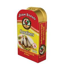 

AYAM BRAND 120G SARDEN OLIVE OIL