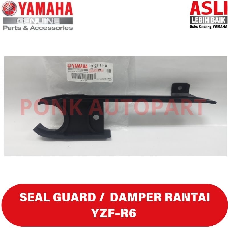 DAMPER RANTAI SEAL GUARD DUDUKAN RANTAI YZF-R6  R6 ORIGINAL YAMAHA 2C0-22151-00