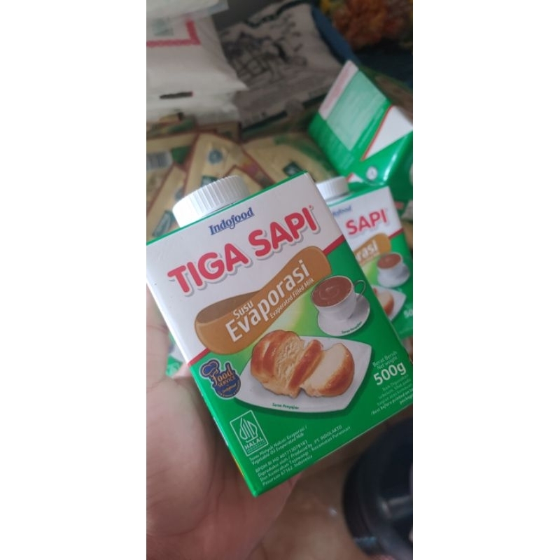 

Tiga sapi evaporasi 500g