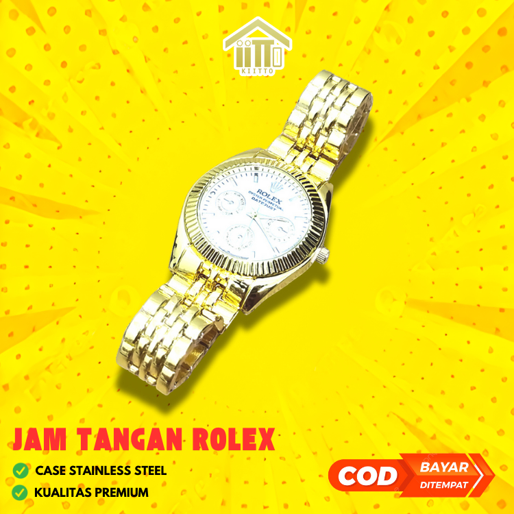 JAM TANGAN ROLEX CRONO OFF CASE EMAS GOLD / ROLEX JAM TANGAN