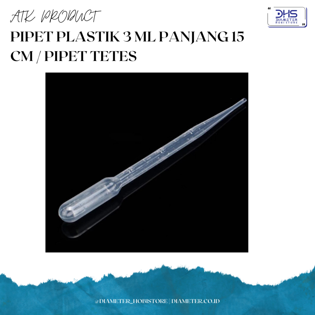 Pipet Plastik 3 ml 15 cm / Pipet Tetes