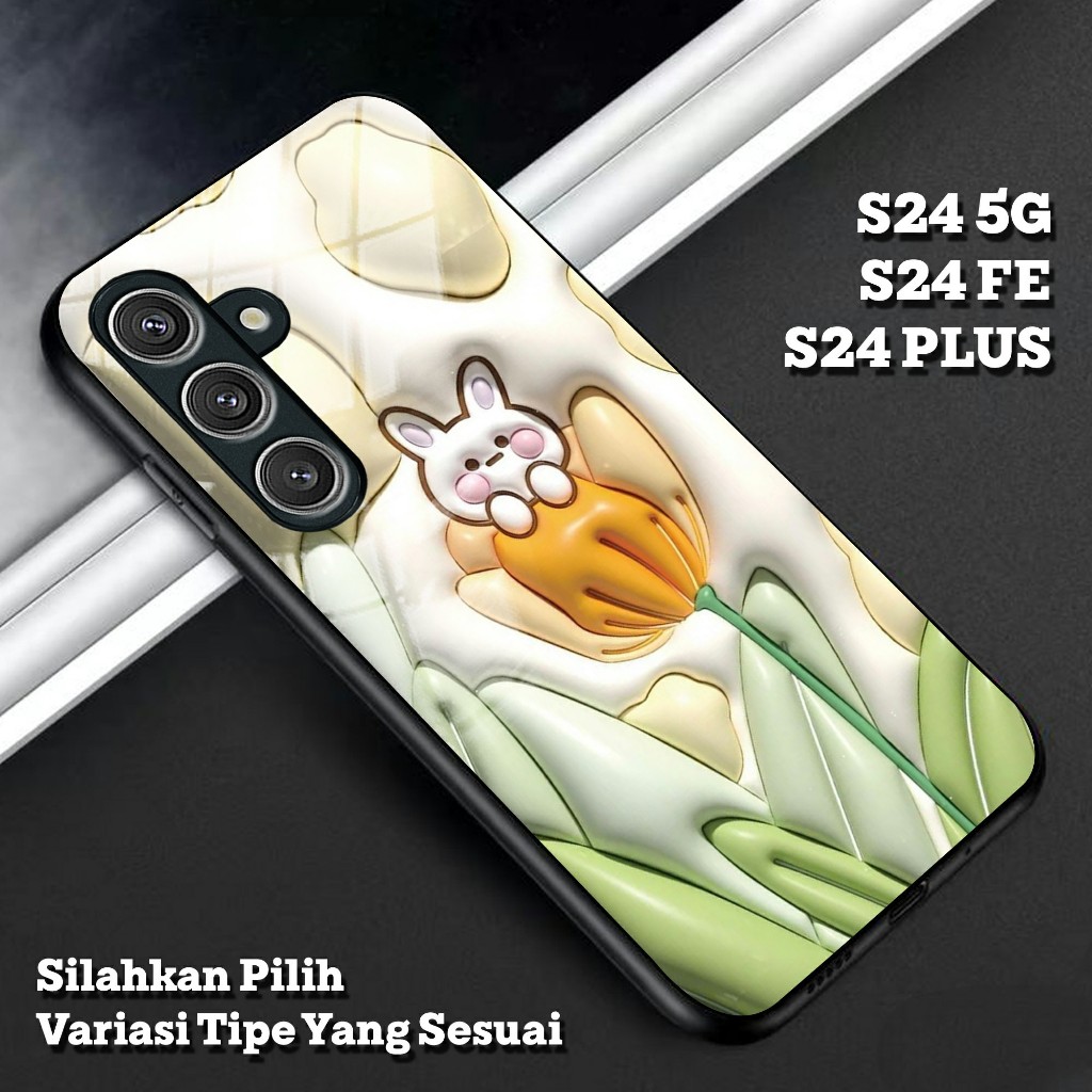 Case Samsung S24 FE S24 5G S24+ - Softcase Glass Samsung S24 S24 FE S24 Plus - Casing Samsung S23 FE