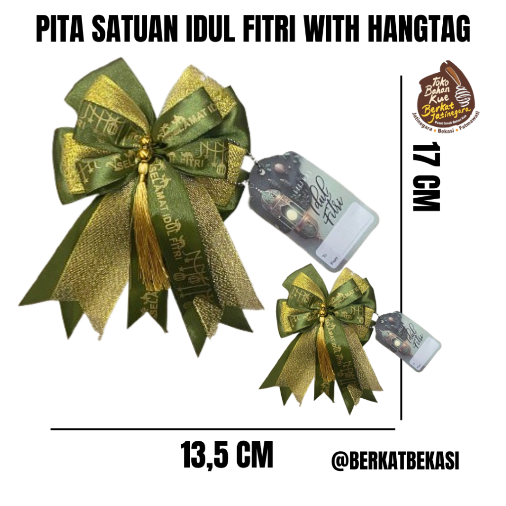 

PITA SATUAN IDUL FITRI WITH HANGTAG / PITA HAMPERS LEBARAN / PCS