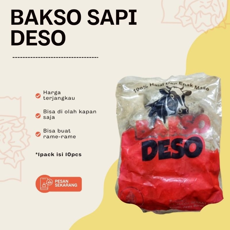 

Bakso Sapi isi 10 PCS Dengan Daging Sapi Asli Praktis dan Lezat