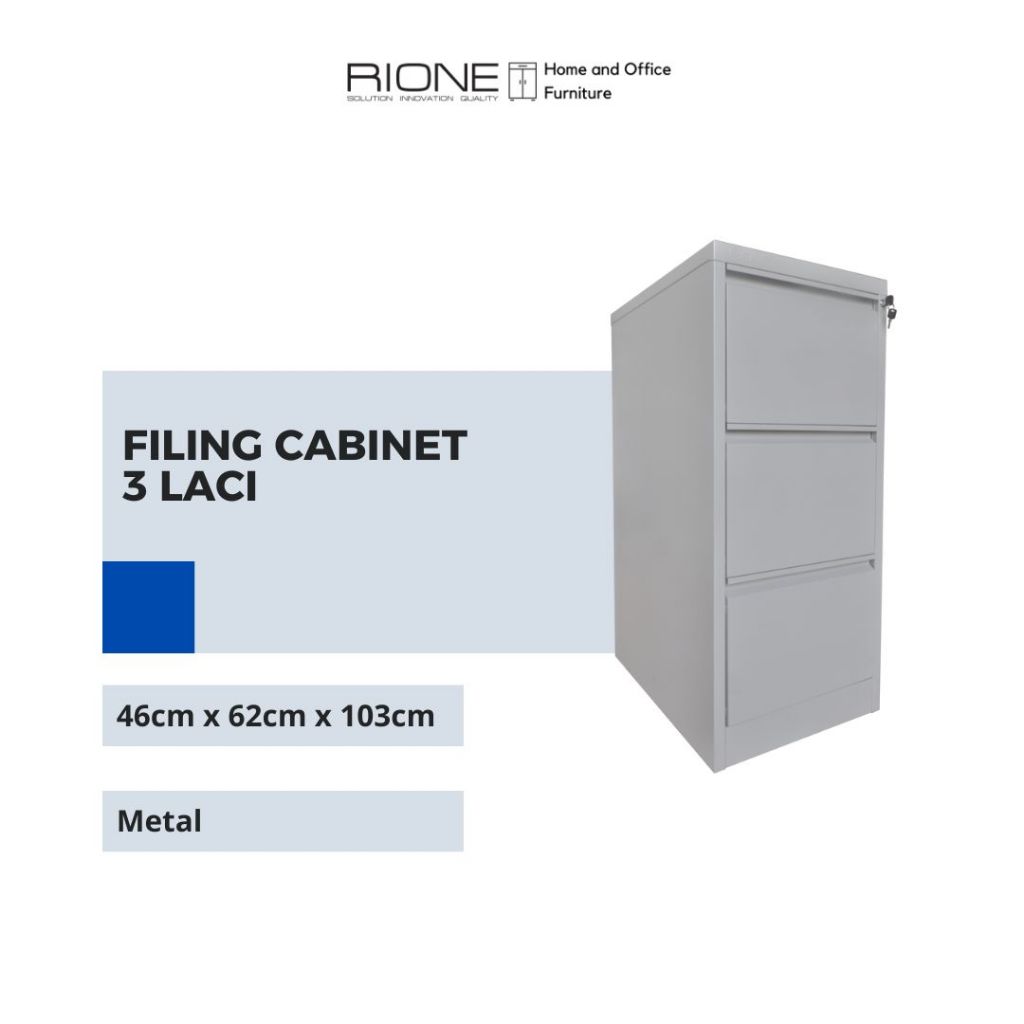 RIONE Filling Cabinet 3 Laci AD009