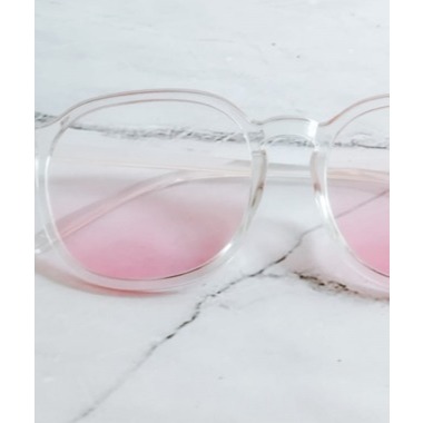 KACAMATA LENSA GRADASI MERAH