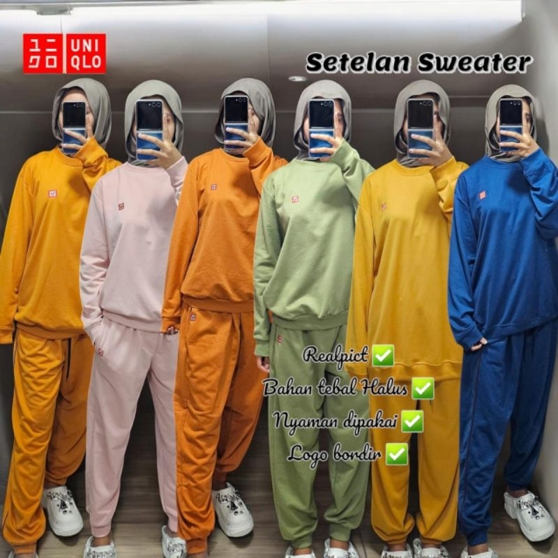 Setelan Wanita Uniqlo Original