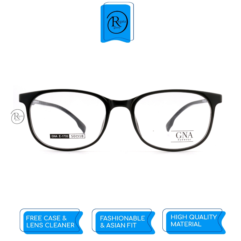 GNA Eyewear /  GNA E-1735/ Frame Kacamata GNA Eyewear ORIGINAL