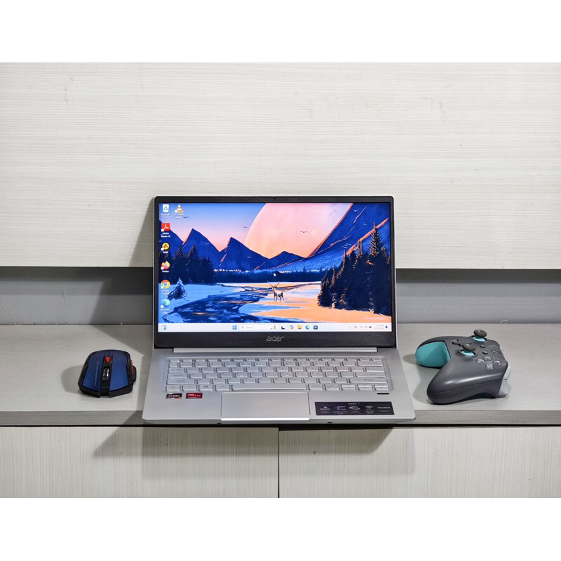 LAPTOP SLIM KANTORAN ACER SWIFT 3 SF314-42 RYZEN 7-4700U AMDRADEON