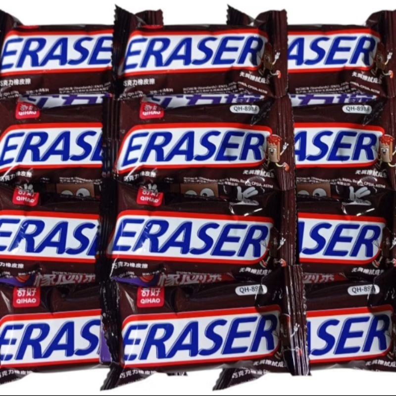 

2 PCS Eraser Penghapus Bentuk Coklat Batang Lucu