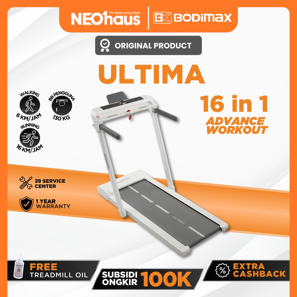 BODIMAX RUNNING PAD ULTIMA - Treadmill Digital Bodimax