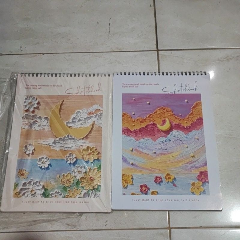 

Sketchbook A4 Buku Gambar A4 Buku Sketsa Vertikal Jilid Spiral 45 Lembar / 90