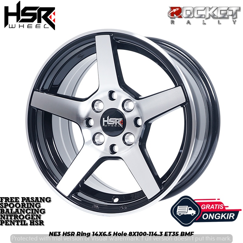 Pelek HSR NE Ring 14 Mobil Avanza Xenia Karimun Calya Brio Atoz Mirage