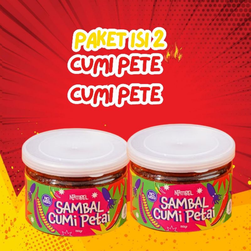 

Nambelin Paket Isi 2 Sambal Cumi Pete + Cumi Pete