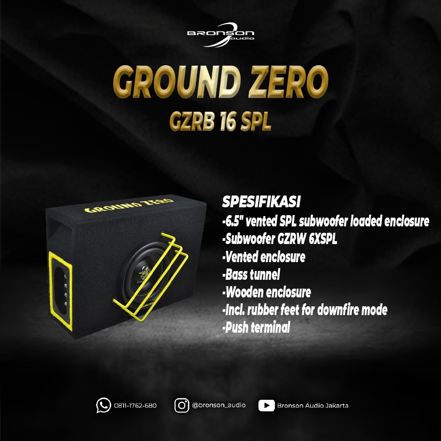 SUBWOOFER GROUND ZERO GZRB 16 SPL