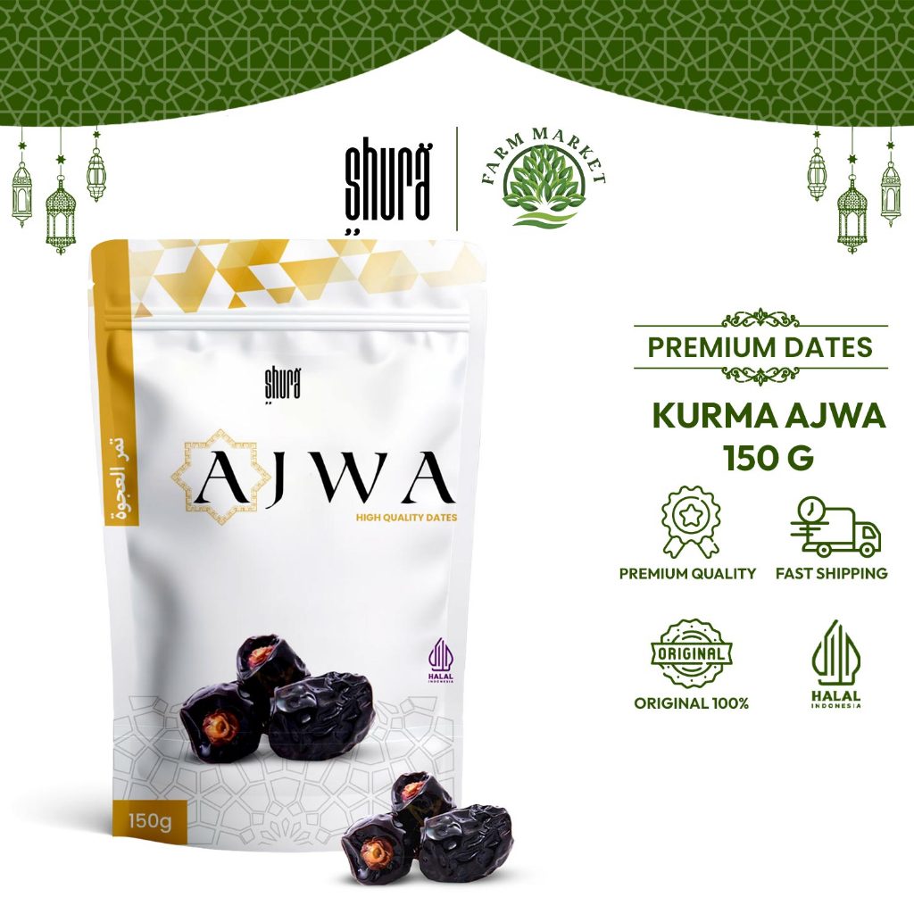 

Shura Kurma Ajwa Dates Nabi 150gr High Quality
