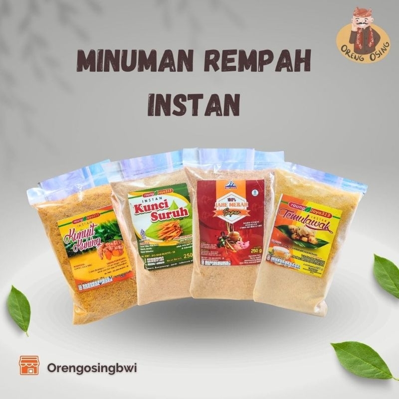 

ORENG OSING| Minuman Rempah Bubuk 250gram khas Banyuwangi