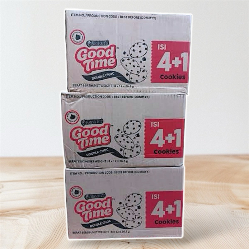 

1 DUS Good Time Cookies Double chocolate 8pack X 12pcs