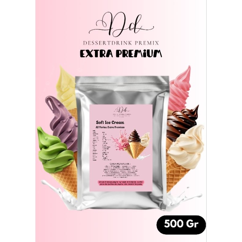 

Bubuk Soft Ice Cream Aneka Varian Rasa 500Gram Extra Premium Dessertdrink Powder / Ice Cream MURAH / Bubuk Ice Cream 500 Gram Aneka Rasa / Bahan Ice Cream Varian Rasa / Bubuk Ice Cream / Ice Cream Powder / Bubuk Es Cream / Bubuk Es Krim / Tepung Es Krim