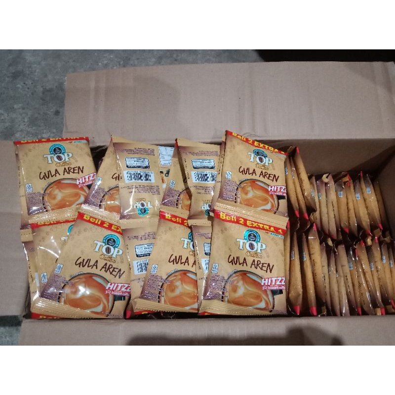 

top kopi gula aren 22 gr 1 renceng (15 sachet)