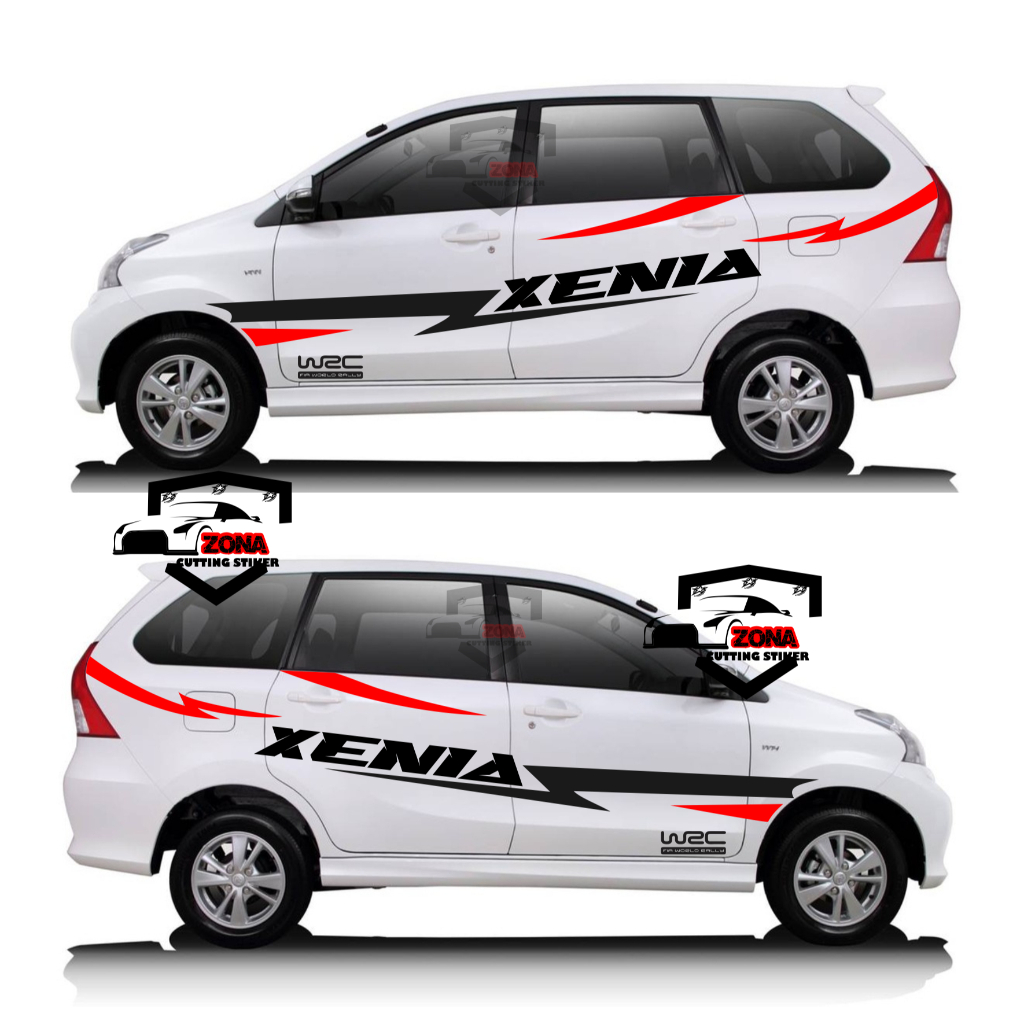Stiker mobil xenia avanza calya sticker mobil sigra cuting stiker body mobil sigra xenia avanza caly