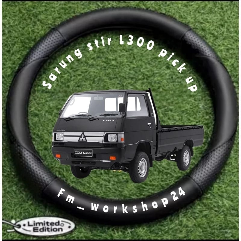 sarung stir mobil pick up L300 variasi sabit , cover pelindung stir mobil L300 pick up - universal