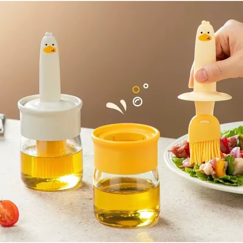 Kuas Minyak Bumbu Daging BBQ Oles Ayam Silicone Oil Bottle Brush 114