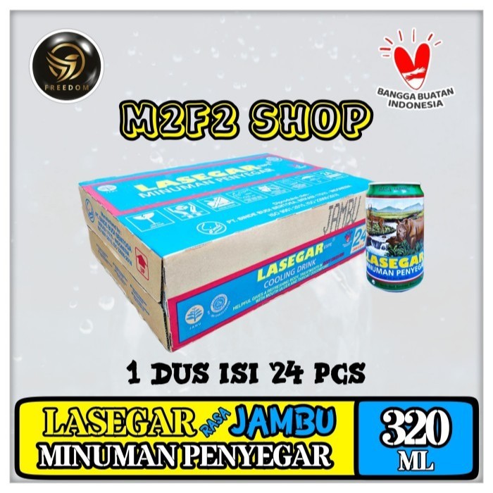 

LASEGAR Minuman Penyegar Rasa Jambu Kaleng - 320 ml (Kemasan Karton)