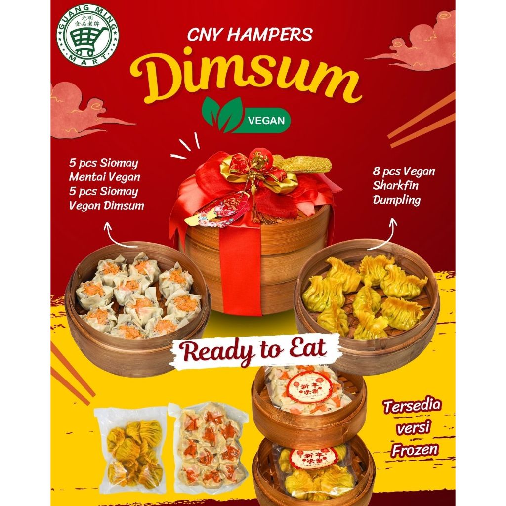 

Vegan Dimsum Hampers / Parcel Siomay / Paket Siomay Vegan Siap Makan / Frozen Food