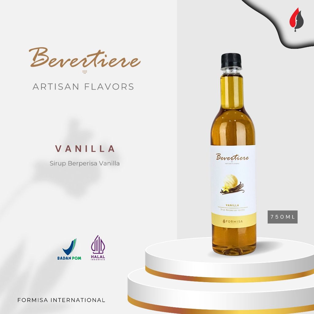 

FORMISA - Bevertiere Vanilla Syrup 800ml - Sirup Minuman Rasa Vanilla 800ml / HORECA