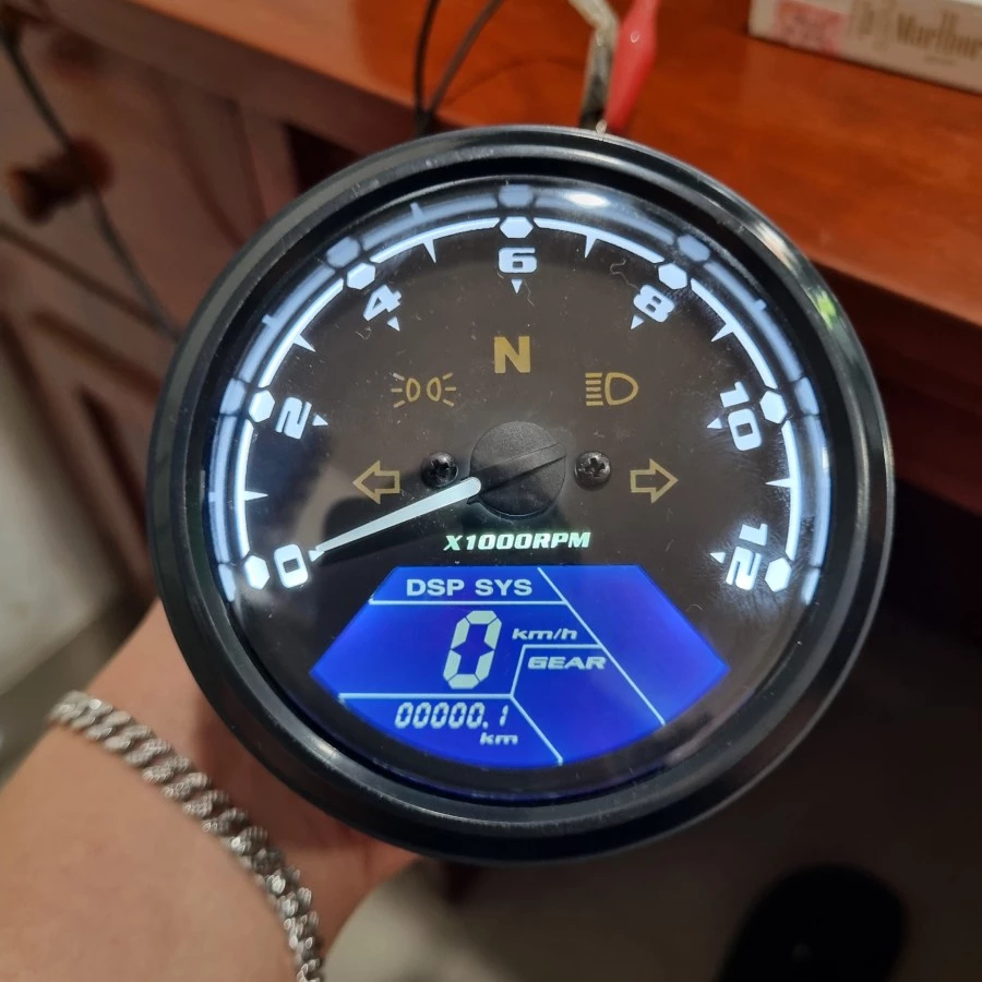 SPEEDOMETER BABON BULAT LED DIGITAL PLUS SENSOR NINJA VIXION CB TIGER cb150 r MEGAPRO GL PRO