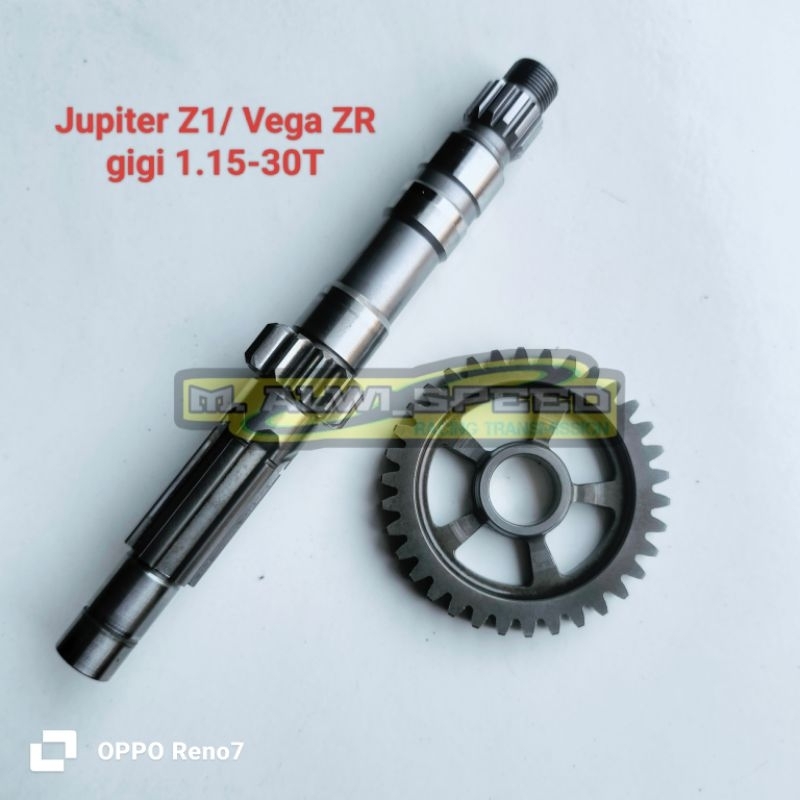 Rasio racing Jupiter Z1/ Vega ZR gigi 1.15-30T