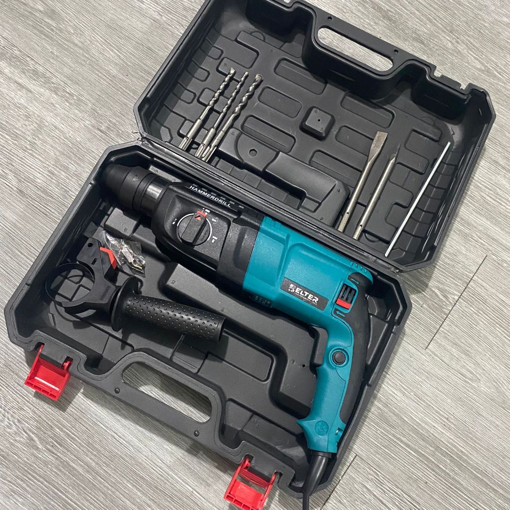 BIRU BOSCH Hammer Drill Bor Rotary Mesin Bobok Beton Jack Hammer Drill Mesin Bor Beton Bor Drill Bet
