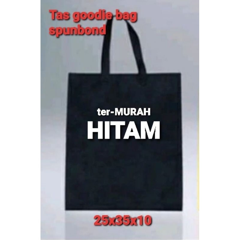 

Tas goodie bag spunbond kain tas kantong souvenir handle 25x35x10