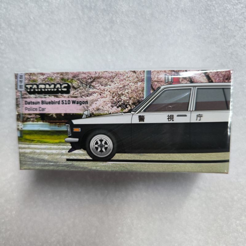 TARMAC WORKS DATSUN BLUEBIRD 510 WAGON JAPAN POLICE CAR