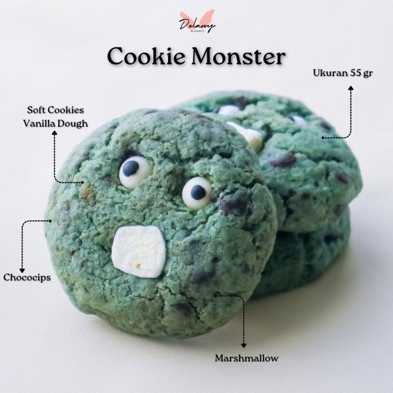 

Soft Baked Cookies Premium | Cookies Monster Premium by Delany Desserts