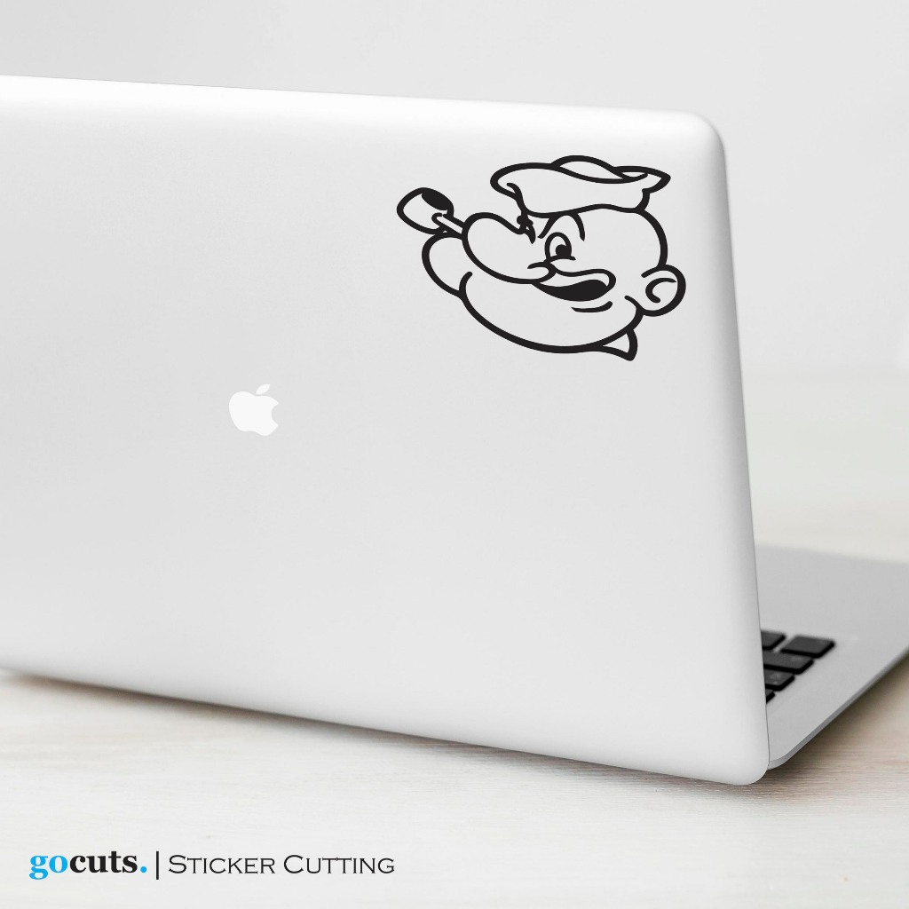 

Stiker Popeye Cutting Sticker Custom Laptop
