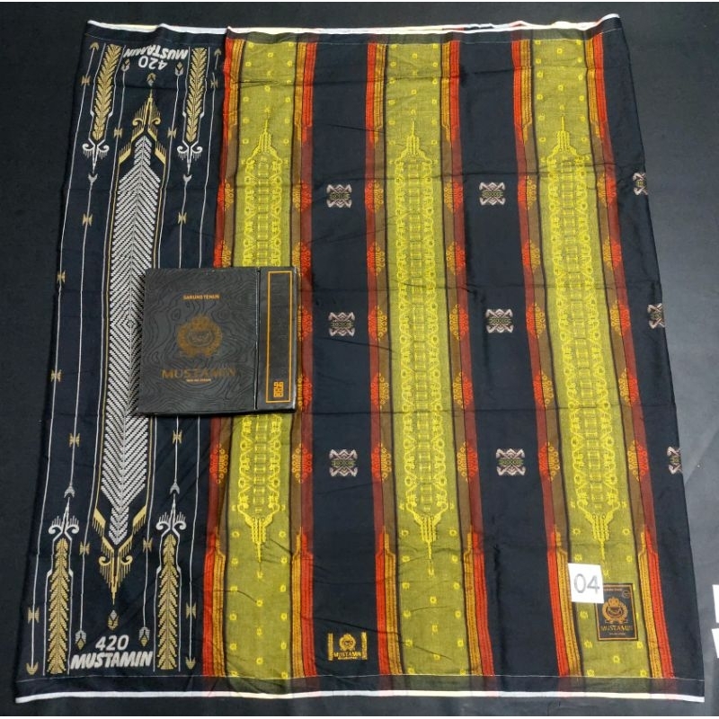 Sarung Mustamin 420 SGJ Full Songket
