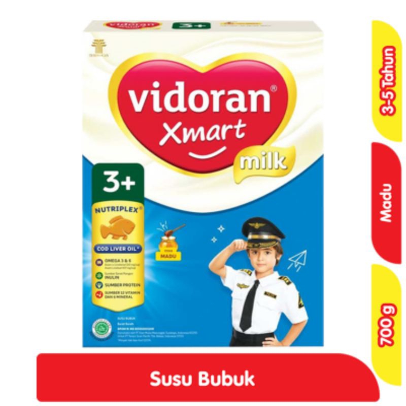 

vidoran Xmart 3+ Susu Bubuk Pertumbuhan Anak 3-5 Tahun Madu 700 g