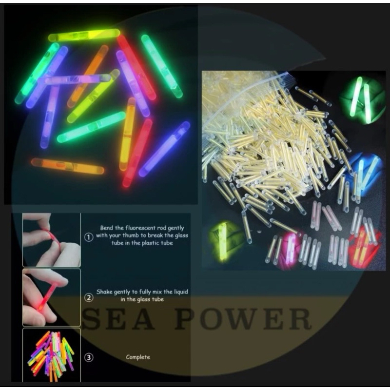 Starlight Pancing fosfor pancing bandul pelampung pancing starlite pancing glow stick fosfor merah s
