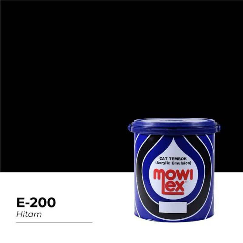 Cat mowilex E-200 Hitam