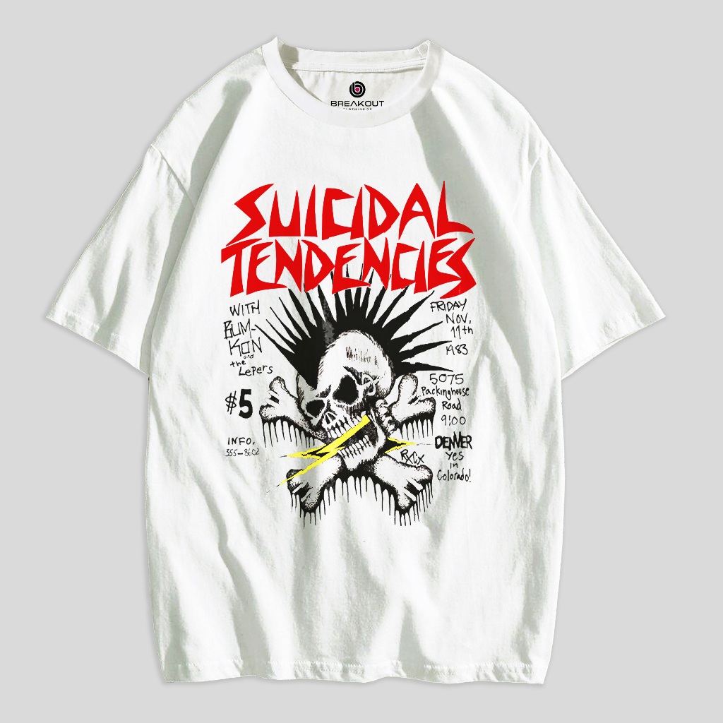 kaos band suicidal tendencies  tshirt suicidal tendencies kaos musik kaos metal