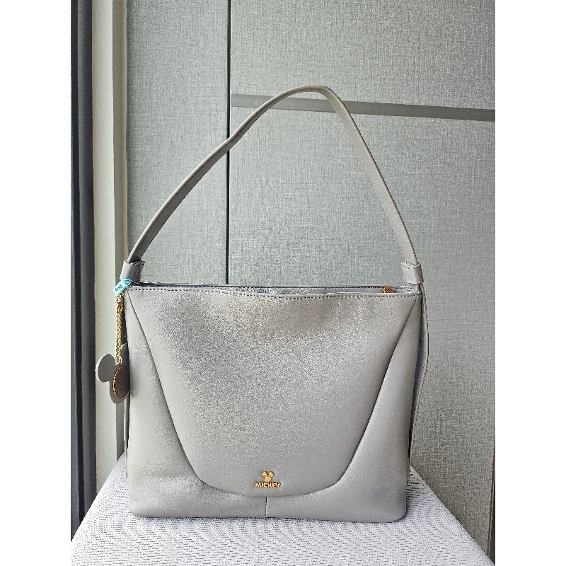 NEW Tas Selempang/Bahu Wanita ORIGINAL DISN3Y M1CK3Y M1NN13 warna Abu FREE SERTI BOX