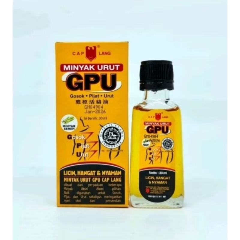 Minyak GPU/minyak urut 30ml