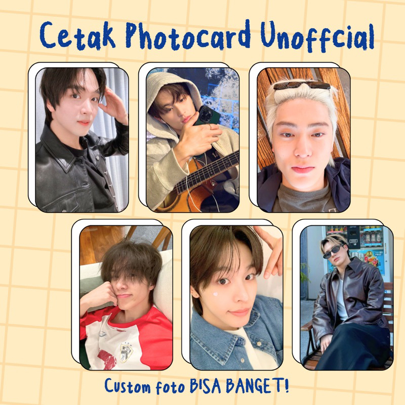 

[Pre-Order] Cetak Photocard custom Kpop NCT/WayV/Treasure/BTS/EXO dll